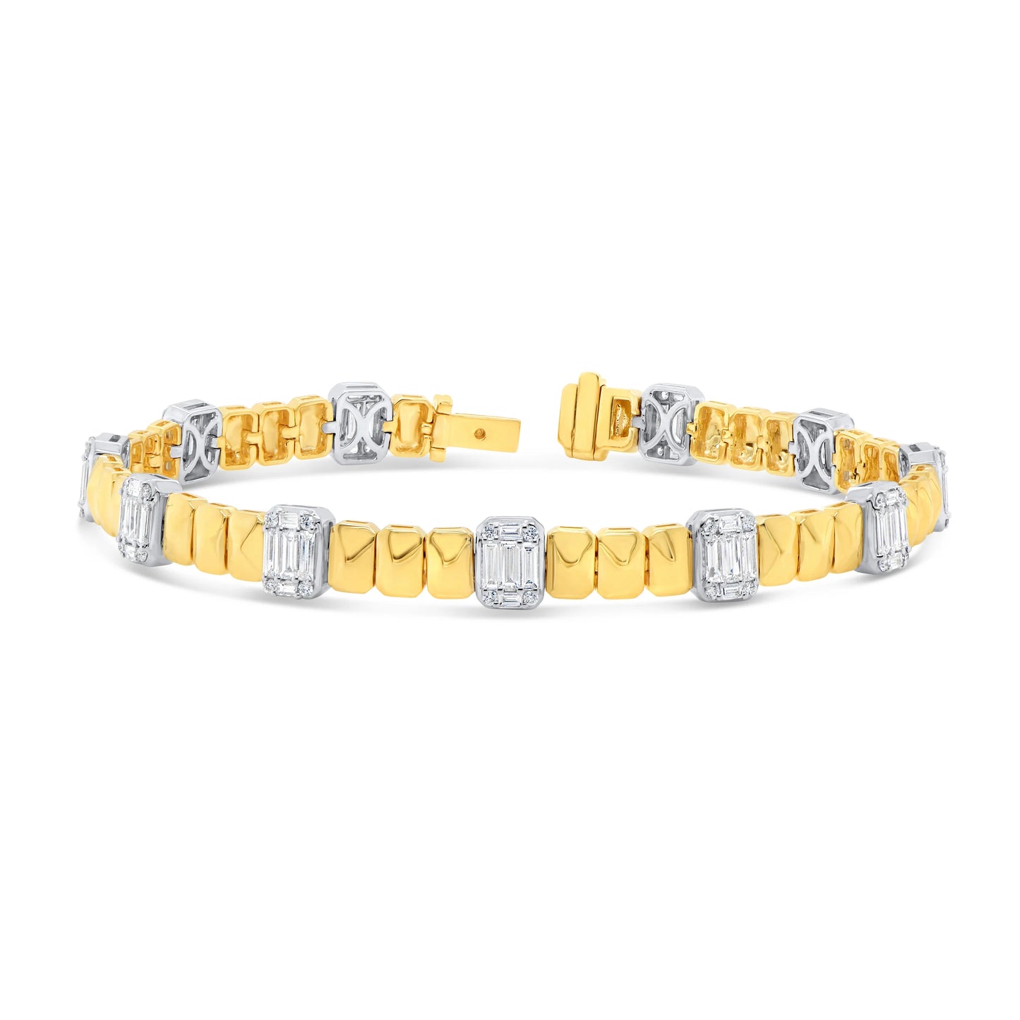 Uneek Bracelet 18K White & Yellow Gold BR2398