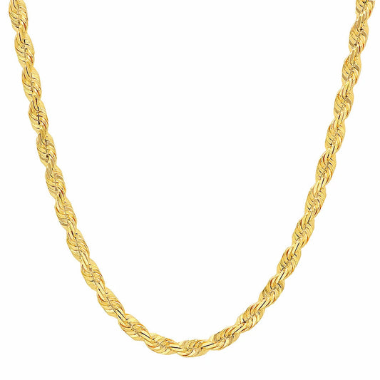 6mm Diamond Cut Rope Chain