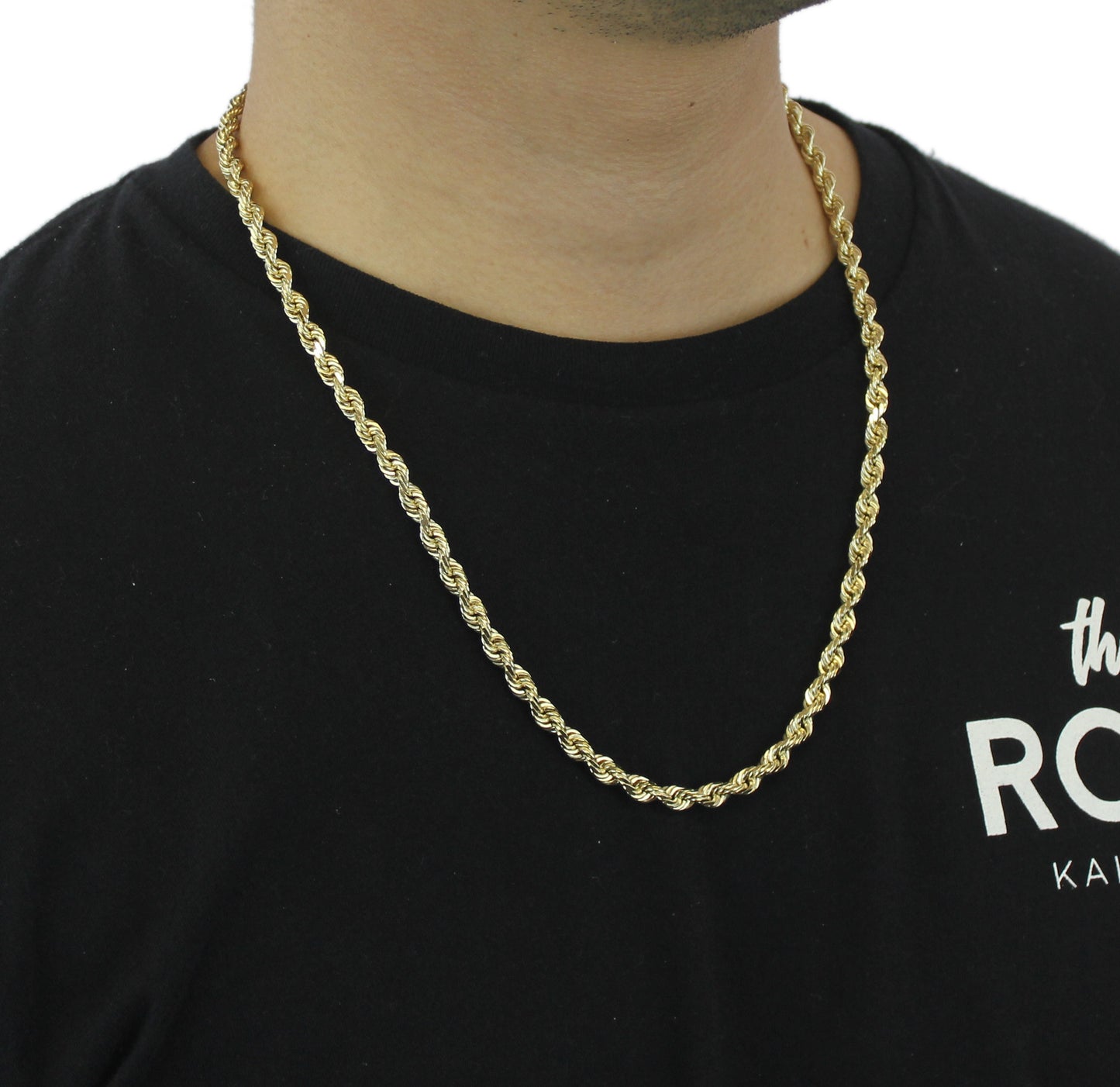 6mm Diamond Cut Rope Chain