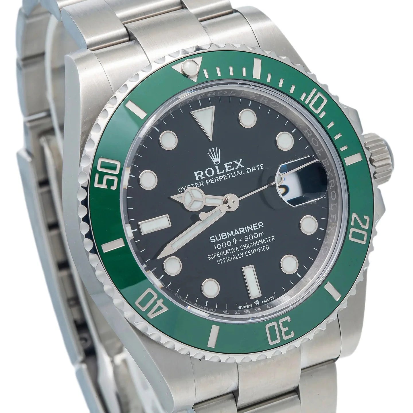 ROLEX SUBMARINER DATE 41MM 126610LV STARBUCKS / CERMIT BLACK DIAL GREEN CERAMIC BEZEL STAINLESS STEEL OYSTER BRACELET