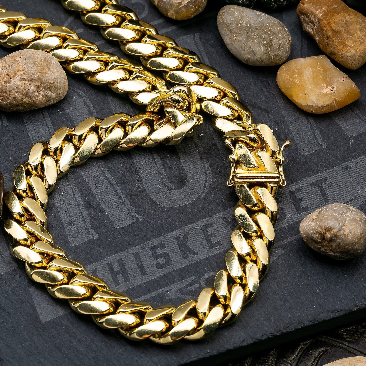 14K SOLID YELLOW GOLD 9.21MM MIAMI CUBAN CHAIN AVAILABLE IN SIZES 18"-26"