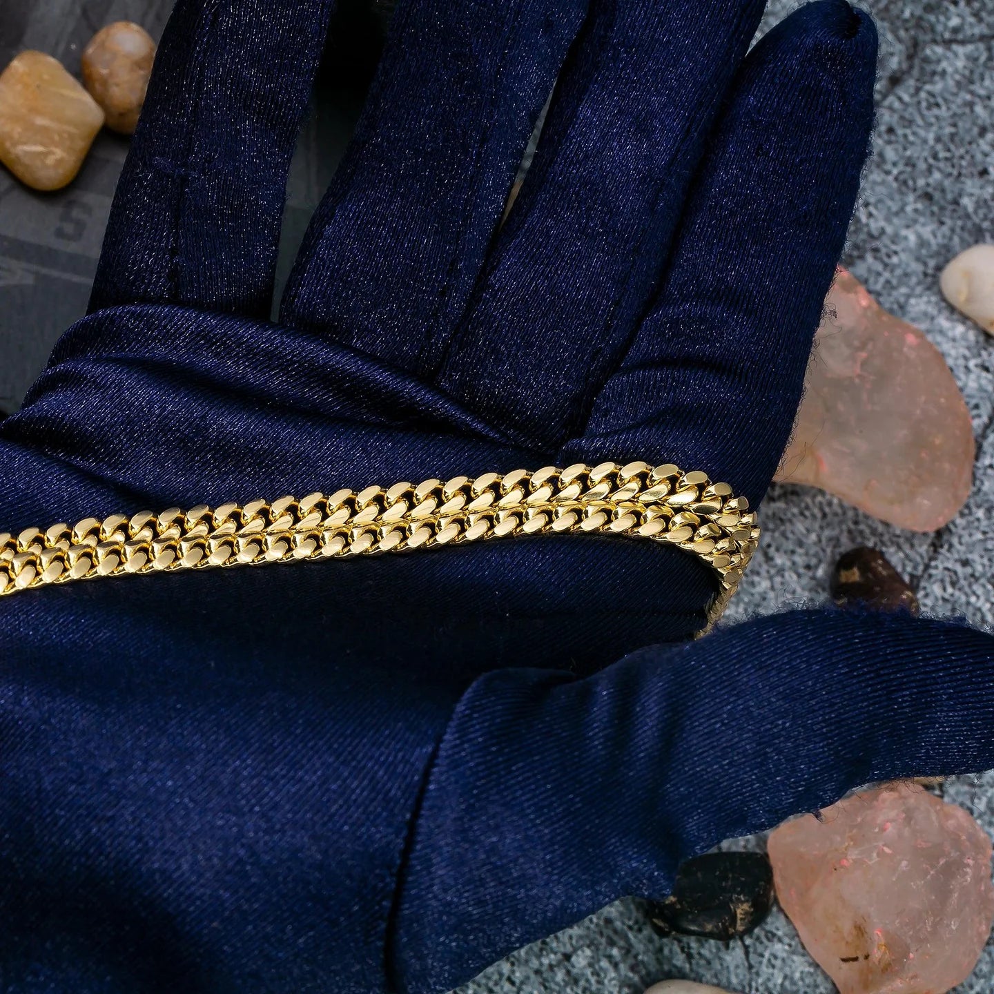 14K YELLOW GOLD 4.92MM MIAMI CUBAN CHAIN AVAILABLE IN SIZES 18"-26"
