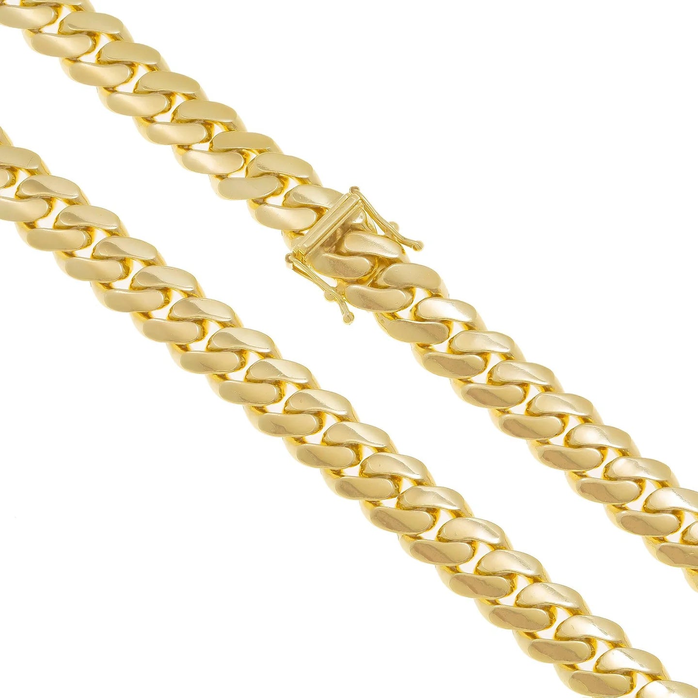 14K GOLD 9MM CUBAN LINK CHAIN