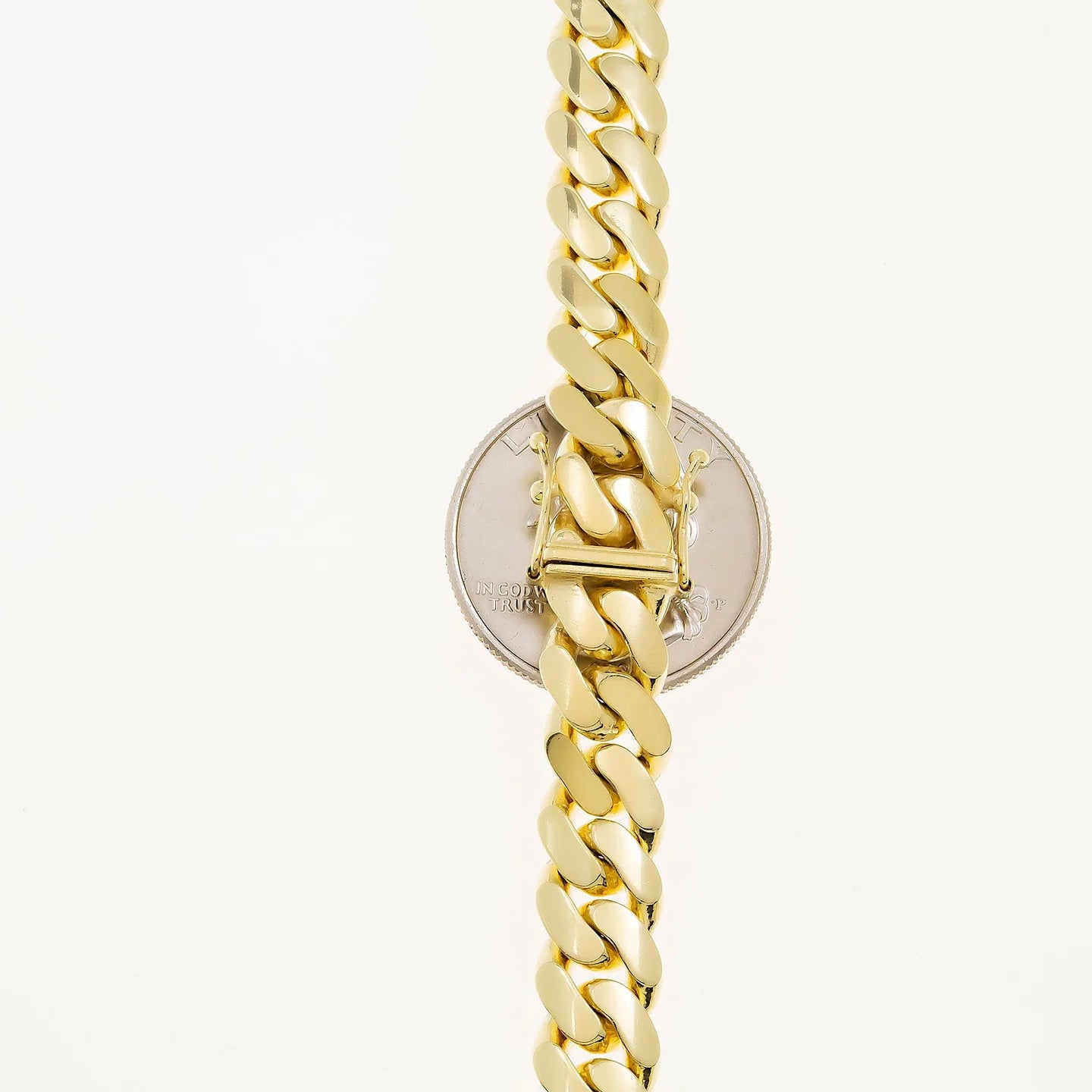 14K GOLD 9MM CUBAN LINK CHAIN